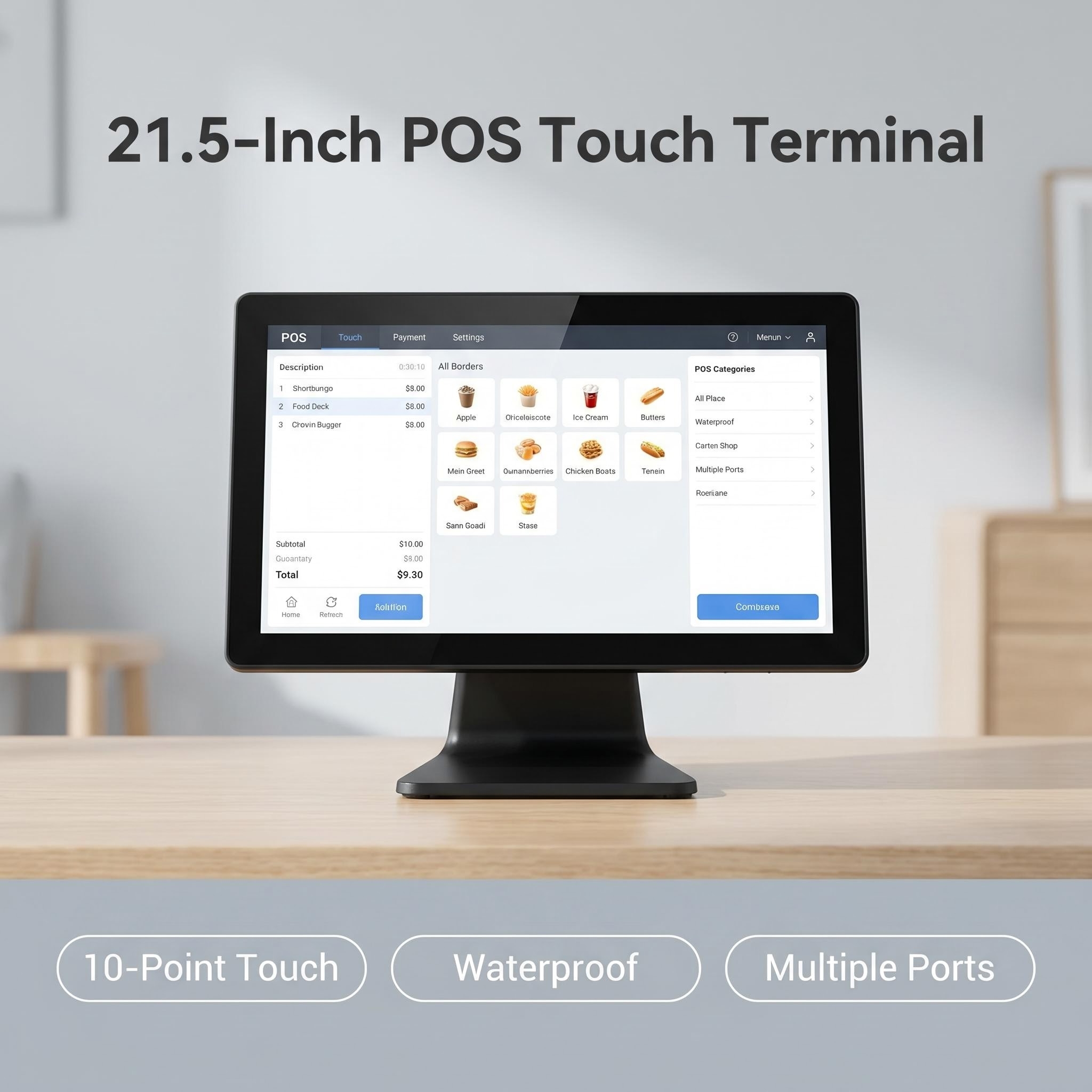 POS2151 desktop POS touch terminal